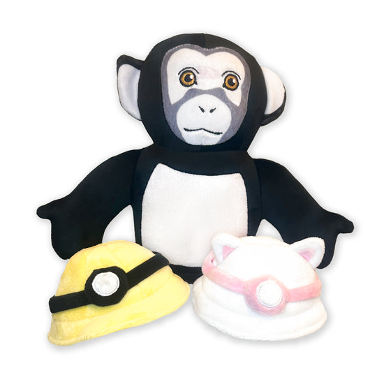 CHIMP PLUSHIE WITH MAGNETIC CAPS - PRE-ORDER